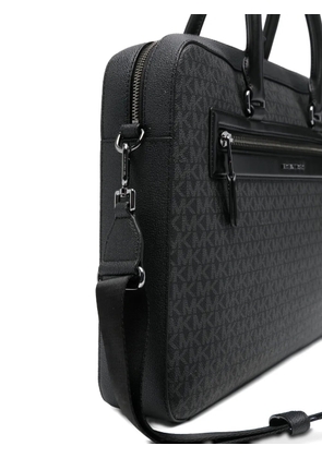 Michael Kors logo-print zip briefcase - Grey