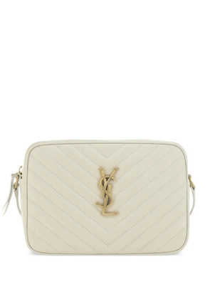 Saint Laurent Lou quilted crossbody bag - Neutrals
