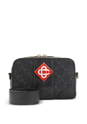 Casablanca monogram crossbody bag - Black