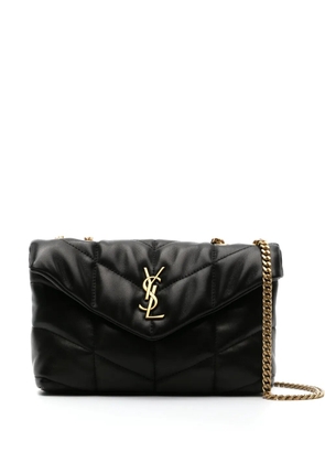 Saint Laurent Puffer Toy quilted shoulder bag - Black