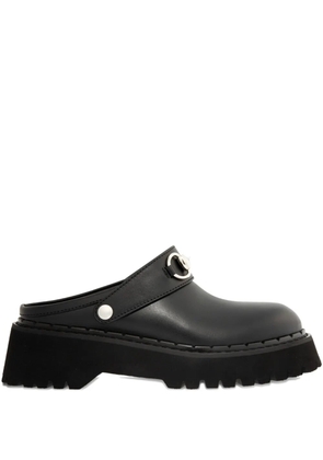 Gucci horsebit platform mules - Black