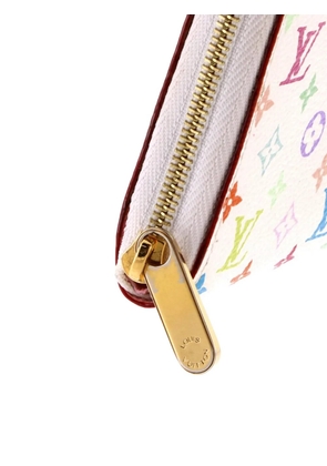 Louis Vuitton Pre-Owned Zippy Coin Purse Monogram Multicolor pouch - White