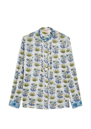 Emporio Sirenuse Chiara flower-print shirt - White