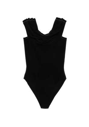 Norma Kamali draped bodysuit - Black