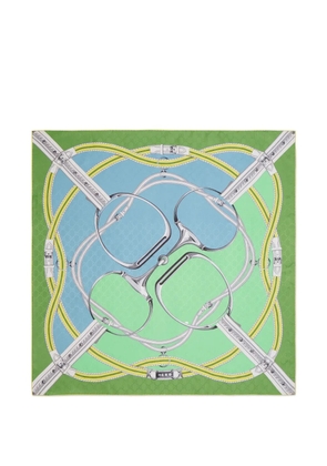Gucci printed silk scarf - Green