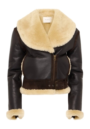 JW Anderson shearling jacket - Brown