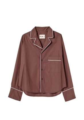 Plan C long-sleeve shirt - Brown