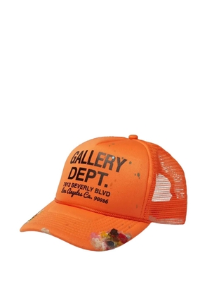 GALLERY DEPT. logo-detail trucker cap - Orange