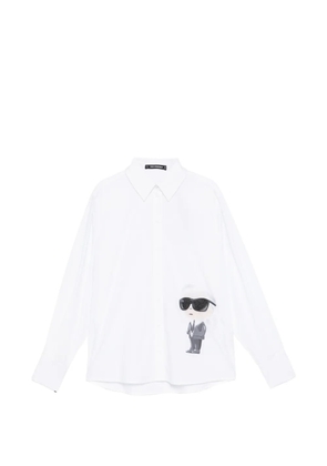 Karl Lagerfeld Ikon Aquarelle shirt - White