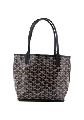 Goyard Pre-Owned Anjou Reversible Tote Coated Canvas Mini satchel - Black