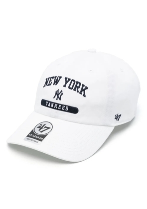 Sporty & Rich x '47 and The New York Yankees cotton cap - White