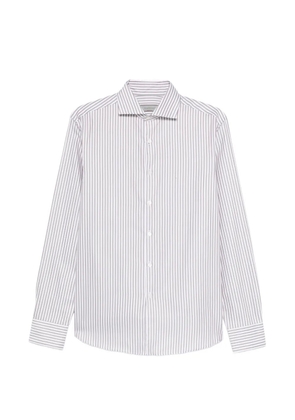 Canali striped shirt - Brown
