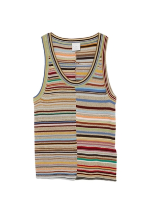Paul Smith striped vest - Neutrals