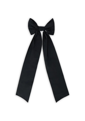 RED(V) bow hair clip - Black