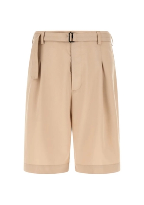 Cellar Door viper belt bermuda shorts - Neutrals