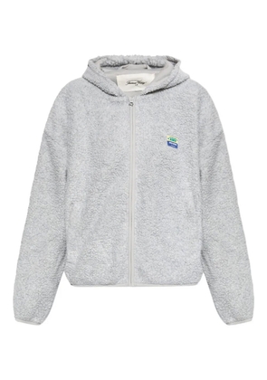 American Vintage Hoktown hooded fleece jacket - Grey