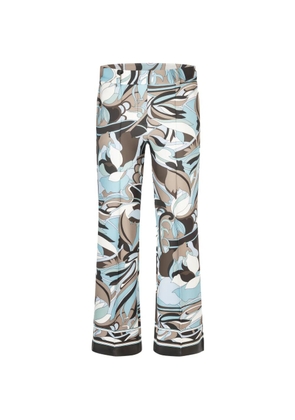 Cambio floral-print trousers - Blue