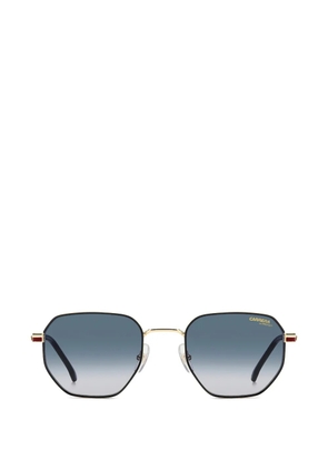 Carrera striped geometric-frame sunglasses - Gold