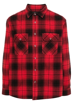 Purple Brand flannel long-sleeve shirt - Red