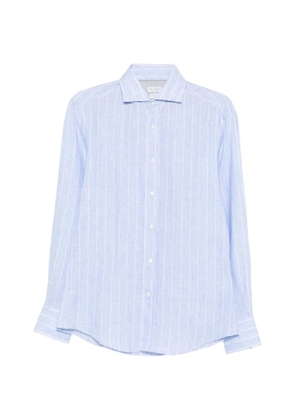 Brunello Cucinelli striped shirt - Blue