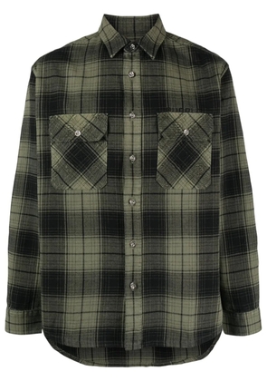Purple Brand flannel long-sleeve shirt - Green