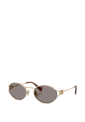 Miu Miu Eyewear round-frame sunglasses - Gold