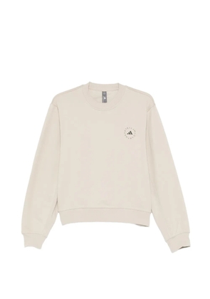 adidas by Stella McCartney logo-detail sweatshirt - Neutrals