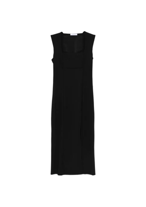 Patrizia Pepe square-neck midi dress - Black
