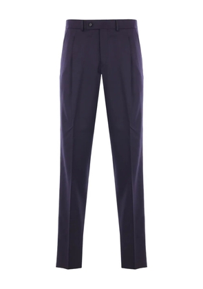 Caruso pleated wool trousers - Purple