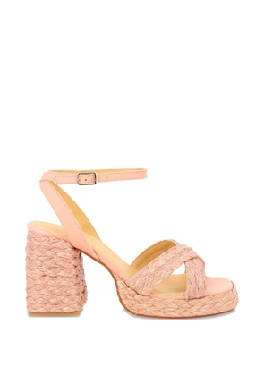 Castañer Valeriette/258 woven platform sandals - Pink