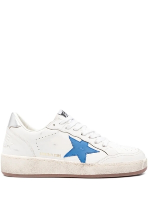 Golden Goose Ball Star 2 star-detail leather sneakers - White