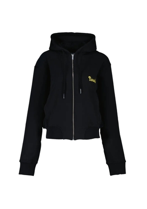 3.PARADIS x Petit Prince embroidered zip hoodie - Black