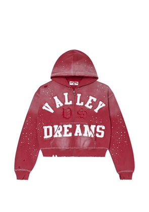 Vale Classico zip-up hoodie - Red