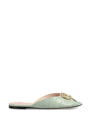 Valentino Garavani logo sandals - Green