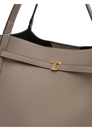 Tod's medium leather tote bag - Neutrals