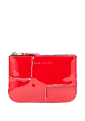Comme des Garçons Homme patent wallet - Red