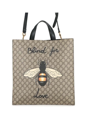 Gucci Pre-Owned 2000-2015 GG Supreme Blind For Love satchel - Brown