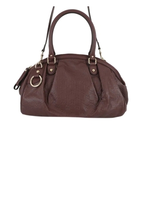 Gucci Pre-Owned 2000-2015 Guccissima Sukey satchel - Red