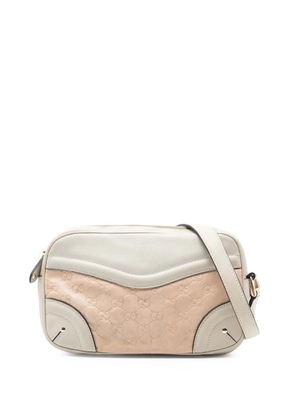 Gucci Pre-Owned 2016-2026 Guccissima Crest shoulder bag - Pink