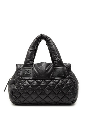 CHANEL Pre-Owned 2011 Small Quilted Nylon Coco Cocoon tote bag - Black