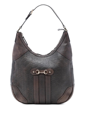 Gucci Pre-Owned 2016-2026 Guccissima Catherine shoulder bag - Brown