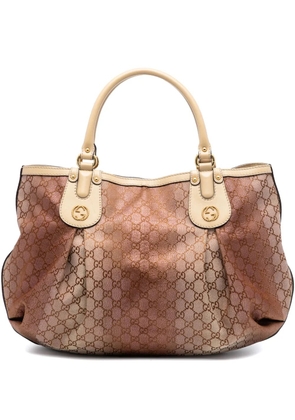 Gucci Pre-Owned 2016-2026 GG Lurex Scarlett tote bag - Brown