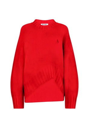 The Attico asymmetric sweater - Red