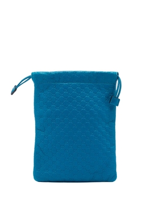 Gucci Pre-Owned 2000-2015 Microguccissima Drawstring pouch - Blue