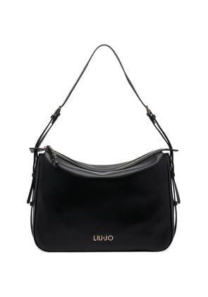 LIU JO logo-lettering shoulder bag - Black