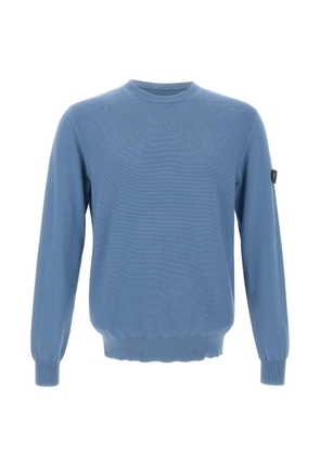 Peuterey Ganna logo-patch crew-neck sweater - Blue