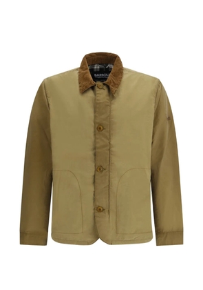 Barbour International Troon corduroy-collar cotton jacket - Green