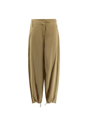 Alysi drawstring trousers - Green