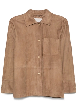 'S Max Mara Fresia suede jacket - Brown