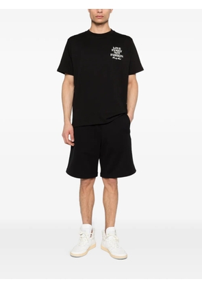 Family First crew-neck printed T-shirt - Black